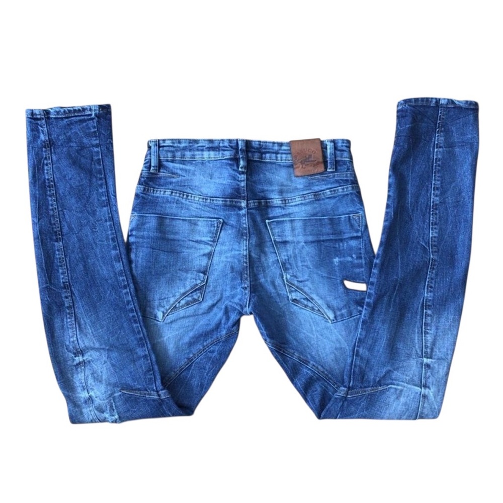 RARE Parasuco distressed jeans size 31 men’s jeans tapered legs vintage-inspired